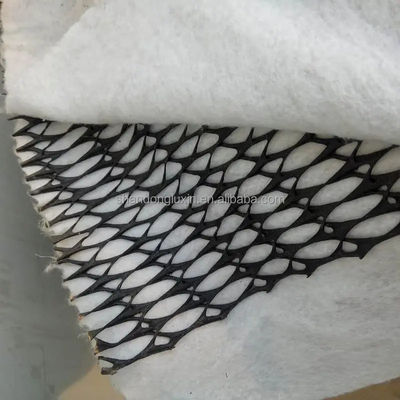 dichtheid Polyethyleen Plastic wegbasis Geonet 3D Composite Drainage Geonet Compound Net Lengte 50m