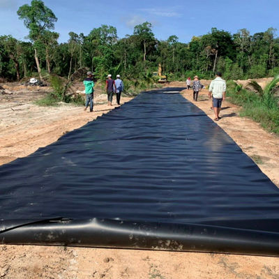 Industriële ontwerpstijl 0,5 mm 0,75 mm 1 mm HDPE-geomembraan voor landbouwpondliner