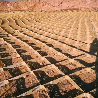 330 mm-1000 mm Lassafstand Geocell Ground Grid Paver voor Honeycomb Gravel Driveway