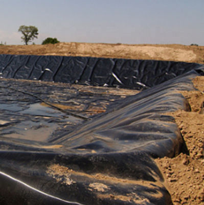 HDPE Geomembrane Zwart Wit Blauw Groen 1,0 mm 1,5 mm 2 mm voor vis tank waterdichte voering