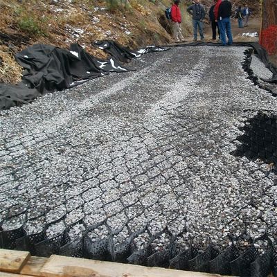 HDPE Geocel ASTM Glanzige Geocel Gravel Driveway Paving Grid voor Honeycomb Driveway