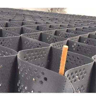 1000-1420N / 10CM Peel Strength HDPE Geocells voor grindoptochten