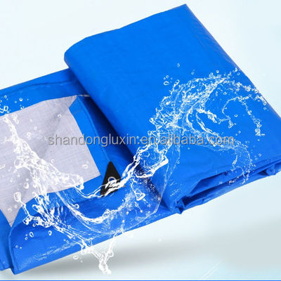 Gecoate PE-traan waterdicht lichtgewicht dakbedekking Blauw polyethyleen traan PE-plaat