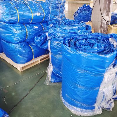 Gecoate PE-traan waterdicht lichtgewicht dakbedekking Blauw polyethyleen traan PE-plaat