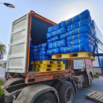 Gecoate PE-traan waterdicht lichtgewicht dakbedekking Blauw polyethyleen traan PE-plaat