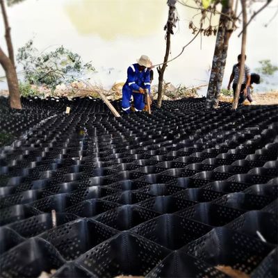 3D Geocell 1,5 mm Dikte 150 mm HDPE Geocell Voor projectoplossingsmogelijkheden
