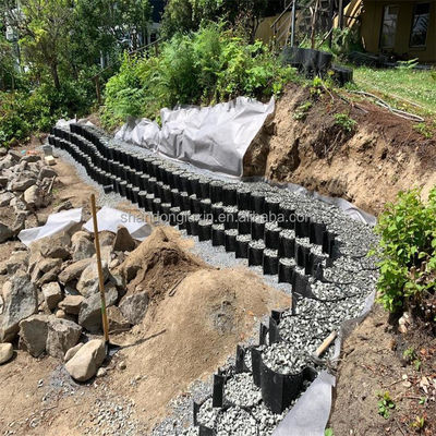 HDPE Geocel ASTM Glanzige Geocel Gravel Driveway Paving Grid voor Honeycomb Driveway