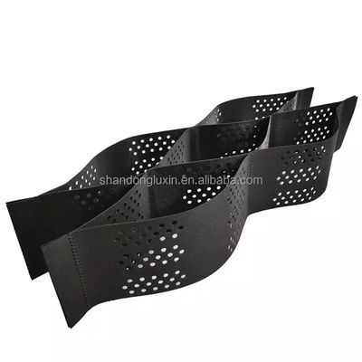 Geocelle van HDPE met textuur en perforatie voor grondverbetering op een hoogte van 50 mm tot 200 mm