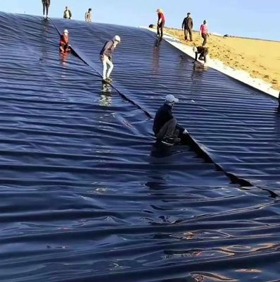 Groen geomembraan voor waterdicht kunstmatig meer tank dam bekleding HDPE op maat