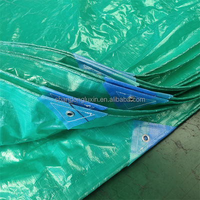 Waterdichte zware PE-coating Tarpaulinstof voor buitenkamperen en vrachtwagenbedekking