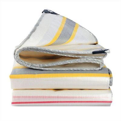 200 gram zonnebestendige, waterdichte, PE-gecoate doek voor vrachtwagenbedekking en tent