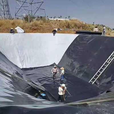 Teruggave en vervanging HDPE geomembrane dam Liner 1,5 mm voor waterdichte vijver bekleding