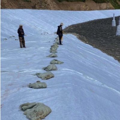 Moderne drie-dimensionale composiet afvoernet 50 m lengte 5 mm dikte voor stortplaatsen
