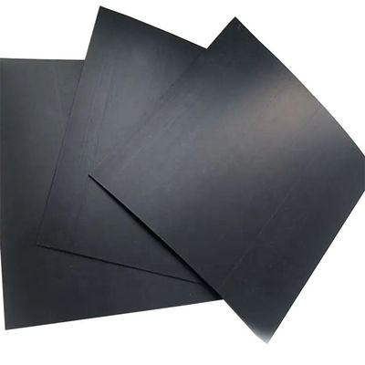 0.5 mm Zwarte HDPE-geomembrane-liner voor vissen, garnalen en garnalenhouderijen