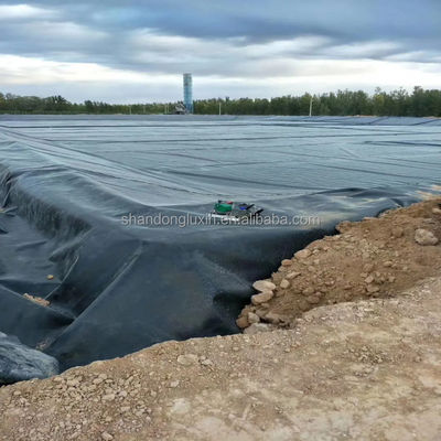 Zuid-Afrika Dam Project HDPE Geomembrane 0,8mm 1mm 1,5mm 2mm met EPDM EVA materiaal
