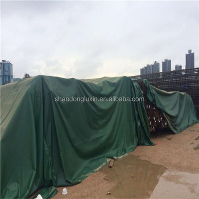 500D-1500D HDPE-weven met LDPE-lamineering Plastic Canvas Eyelet Tarpaulin Cover