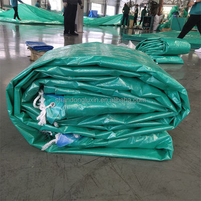 Gepersonaliseerde Tarpaulinplaat van lichtgewicht PE Plastic Tarpaulin voor vrachtwagens