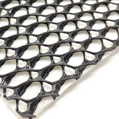 dichtheid Polyethyleen Plastic Drainage Geonet met Geotextiel Kleefmiddel 6 mm Dikte