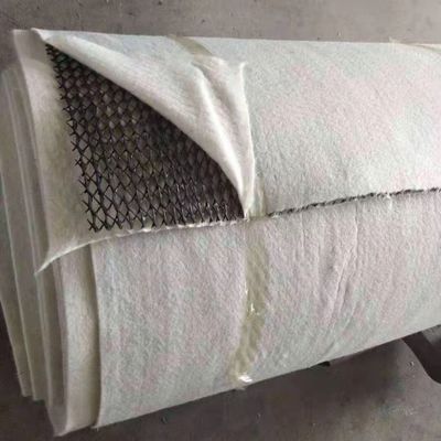 dichtheid Polyethyleen Plastic Drainage Geonet met Geotextiel Kleefmiddel 6 mm Dikte