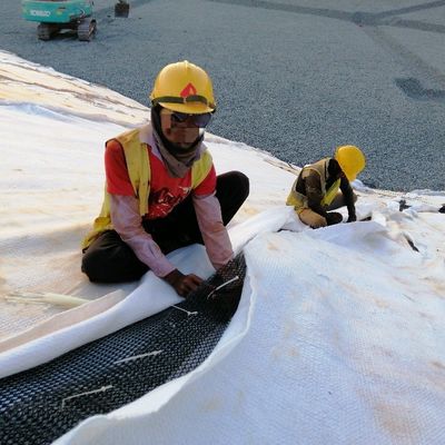 30 m lange afwatering composiet afwatering geonet met geotextiel en 7 mm dikte