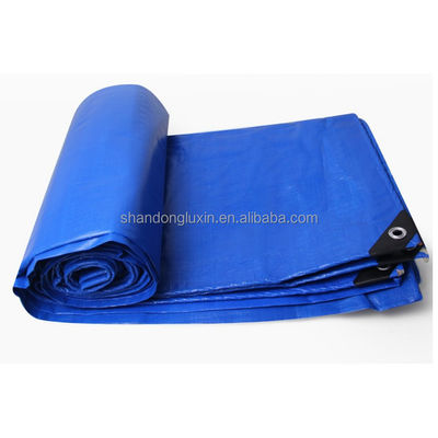 50-300 gm Plaid Style Custom PE Tarpaulin materiaal voor vrachtwagenbedekking