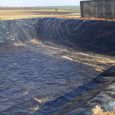 Industriële HDPE-geomembrane vijvervoering 0,2 mm-3 mm dikte voor waterbeheer