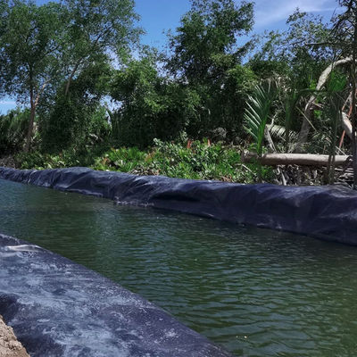 0.3mm-3.0mm Dikte HDPE Geomembraan voor Dam Liner Reservoir Mining Garnalenboerderij vijver