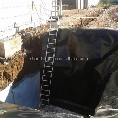 0.3mm-3.0mm Dikte HDPE Geomembraan voor Dam Liner Reservoir Mining Garnalenboerderij vijver
