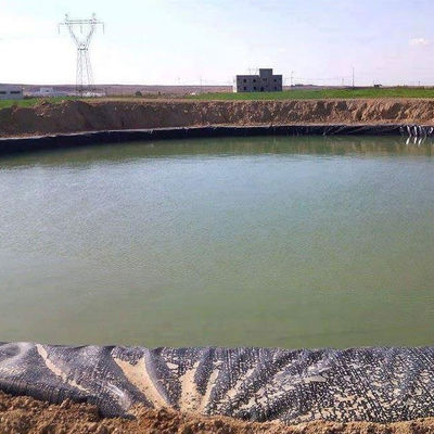1m-8m breedte visvat dam vijver voering met HDPE geomembraan en dubbel glad oppervlak