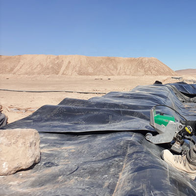 Vissenboerderij Pond Liner HDPE Geomembrane Lengte 50-200m Zwart Wit Blauw Groen op maat