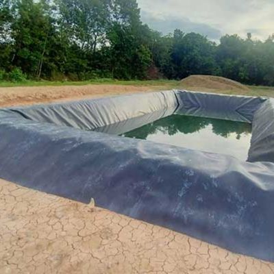 Vissenboerderij Pond Liner HDPE Geomembrane Lengte 50-200m Zwart Wit Blauw Groen op maat