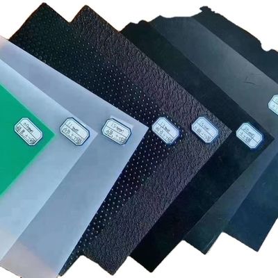 Zwart Wit Groen Blauw HDPE Geomembrane 0,5 mm 1 mm 1,5 mm 2 mm voor vishouderij vijver Liner