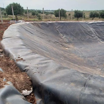 Dubbele gladde/textuuroppervlakte HDPE-geoliner voor Indonesië Visserij vijver 1m-8m breedte