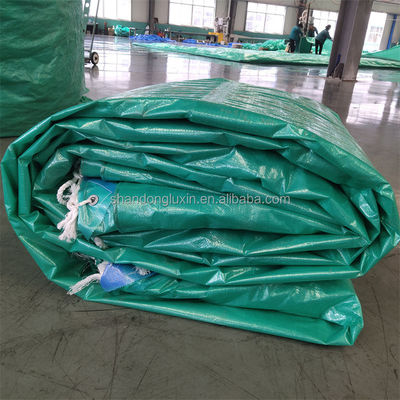 Truck zware poly tarp bedekt gecoat waterdicht blauw kamperen zonneschaduw rol tarpaulin