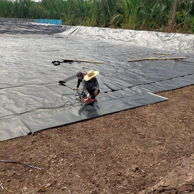 glad oppervlak Geomembraan met hoge dichtheid 1 mm-3 mm dik voor vijverdam en lagune