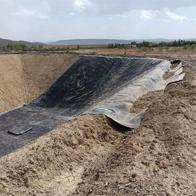 500 micron HDPE-damvoering voor boerderijen Earch Damvoering in Kenia Dikte 0,2 mm-3 mm