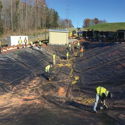 Vissenpoel Lagoon Lake Dam Liner 1,5 mm Wit Zwart Hdpe Geomembranen met ASTM GRI-GM13