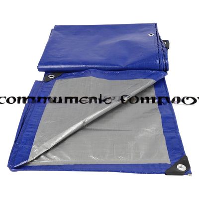 50-300 gm Blauw polyethyleenstof PE geweven tralies voor buitenbescherming