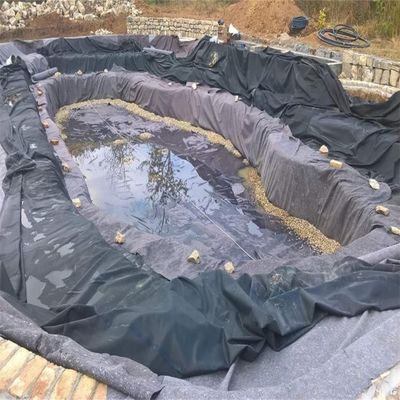 Geomembranen HDPE 1 mm voor vijvers Lengte 50m-100m Uitstekende prestaties gegarandeerd