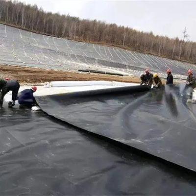 Witte HDPE-geomembraan voor vishouderij en lange levensduur