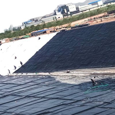 Inspectie ter plaatse Buitenwaterdicht Geomembraan 45mil EPDM Rubber Pond Liner