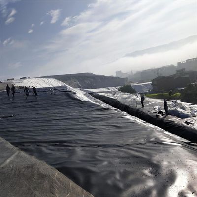1.0mm Geomembraan 2mm Hdpe Geomembraan 20 Mil Pond Liner voor Geomembranen 1m-8m Breedte