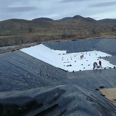 1.0mm Geomembraan 2mm Hdpe Geomembraan 20 Mil Pond Liner voor Geomembranen 1m-8m Breedte