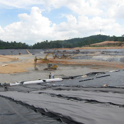 1.0mm Geomembraan 2mm Hdpe Geomembraan 20 Mil Pond Liner voor Geomembranen 1m-8m Breedte