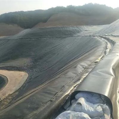 Corrosiebestendig dubbel glad oppervlak 0,5 mm HDPE-geomembraan voor garnalenvisserij