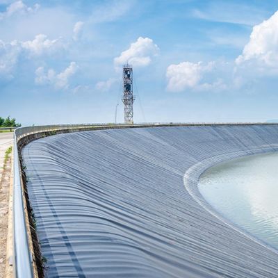 0.75mm HDPE Geoembrane Waterdicht Membraan voor de aquacultuur Vissen en garnalen Tank Liner