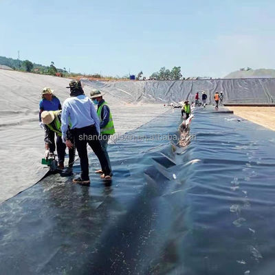 50-100m lengte Hdpe waterdicht plastic geomembrane plaat voor aquacultuur vijver Liner
