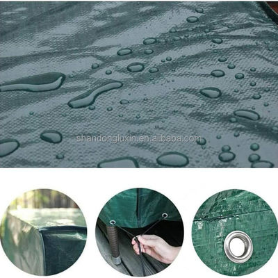 PE-doek 100% waterdicht vrachtwagenbedekking PVC-doek Dichtheid 6*6-16*16 Plaid-stijl