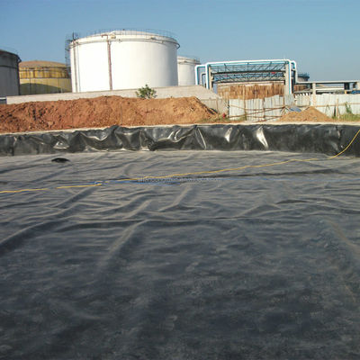 Geomembrane in industriële stijl HDPE 0,75 mm dikte voor visvijvers en stortplaatsen
