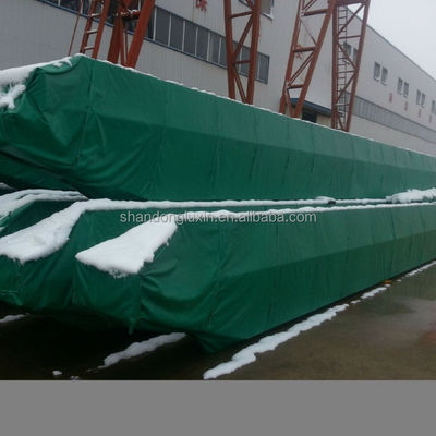 Plaid Style PE Custom Tarps voor waterdicht vrachtwagenbedekking en HDPE weefsel vrachtopslag